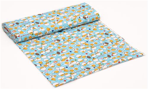 blue Gudetama egg you colorful dot oxford fabric 3