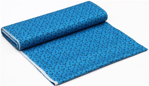 blue Oxford fabric small black bird animal from Japan 3