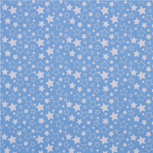 blue Riley Blake star fabric from the USA 2