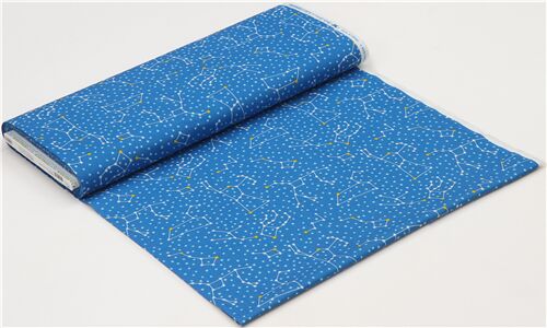 blue Robert Kaufman space constellation fabric - modeS4u