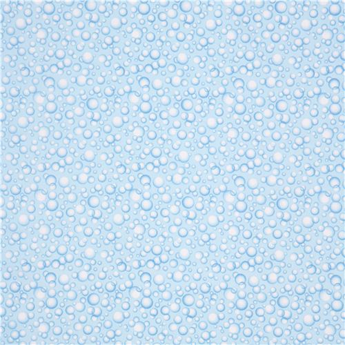 blue Tub Time water bubble fabric Robert Kaufman 2