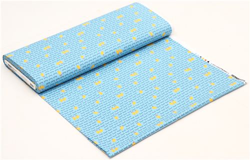 blue chick animal peep fabric by Robert Kaufman USA 4