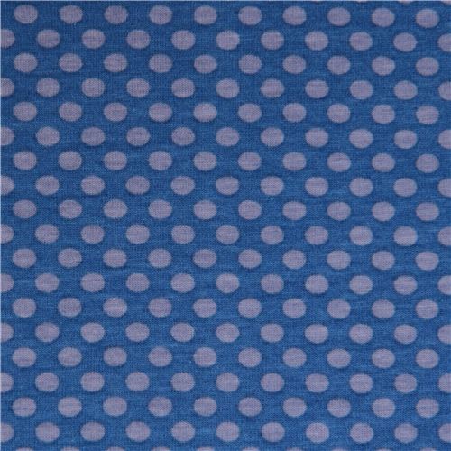 blue dot knit fabric par Riley Blake from the USA 2