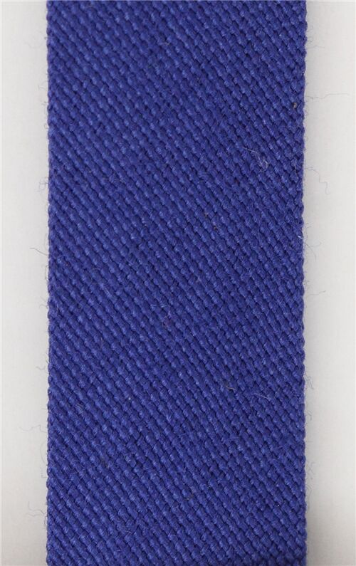 1cm breites blaues doppelt gefalztes Schrägband 1m - modeS4u