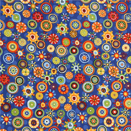 blue flower fabric by Robert Kaufman from the USA 2