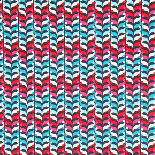 blue leaf pattern fabric by Robert Kaufman 2