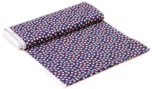 blue maritime sailing boat fabric red Michael Miller  3