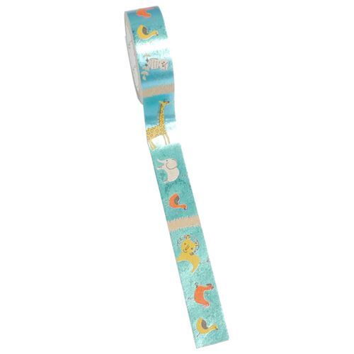 blue metallic owl giraffe Washi Tape deco tape modeS4u