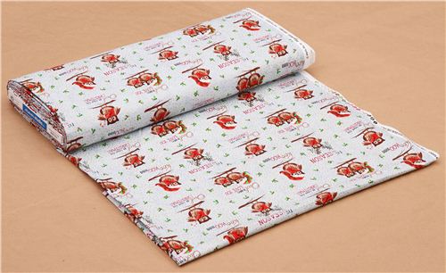 blue owl Christmas glitter fabric Elizabeth's Studio from the USA 3