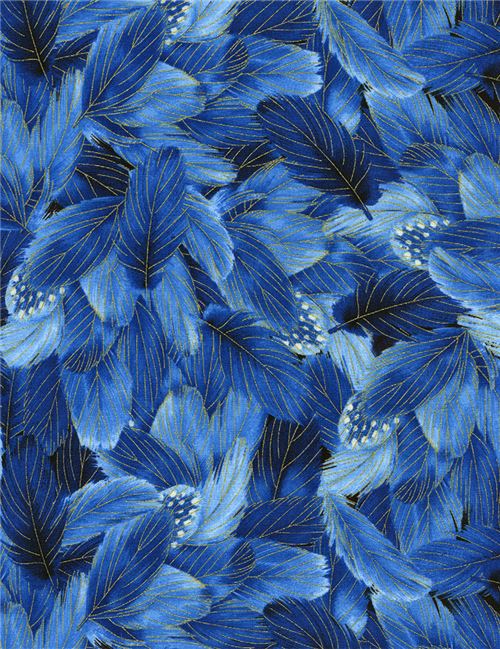 Image result for blue feather fabric