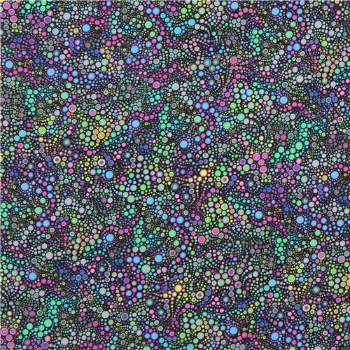 Robert Kaufman Kaufman Effervescence Digital Dots Mardi Gras, Fabric by the  Yard