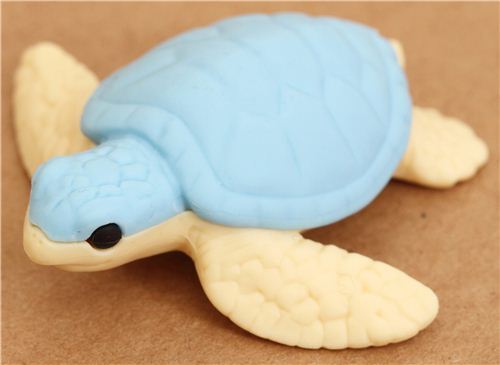 blue sea turtle eraser by Iwako - modeS4u