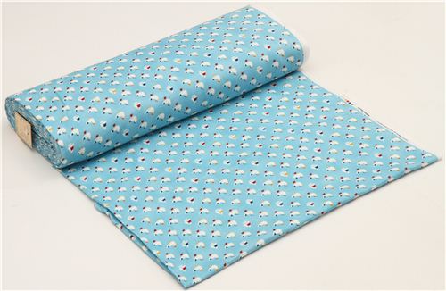 blue seagull double gauze fabric sailing boat Cosmo 3