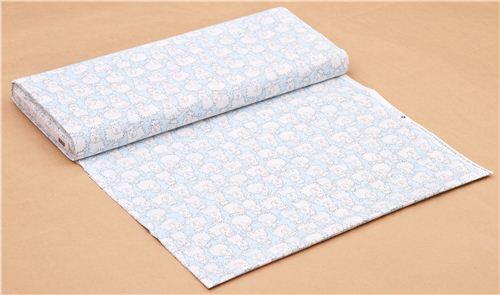 blue sheep farm tissu srie animaux Timeless Treasures Babes in Farmland 3