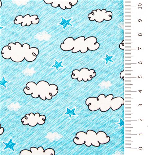 Cloud Nine Blue Sky Pattern Wallpaper