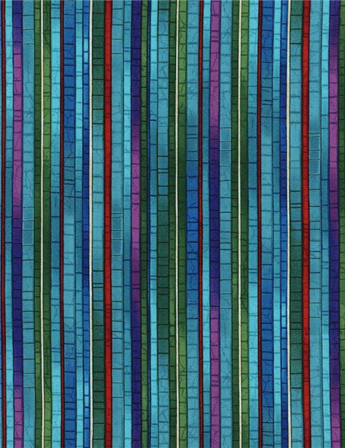 blue turquoise purple fabric with stripe by Timeless Treasures 2