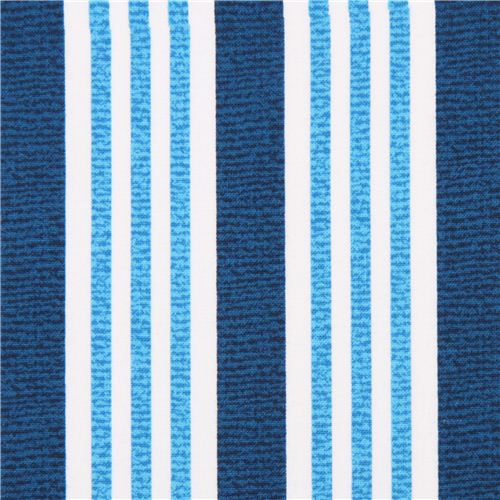 blue white stripe fabric Michael Miller modeS4u