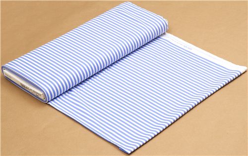 blue white striped Michael Miller fabric from the USA - modeS4u