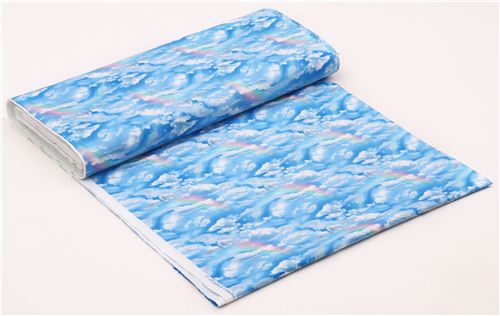 blueLandscape Medley rainbow sky fabric from Elizabeth's Studio USA 3