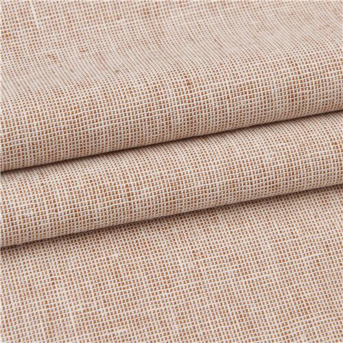 brown Essex yarn dyed homespun fabric by Robert Kaufman - modeS4u