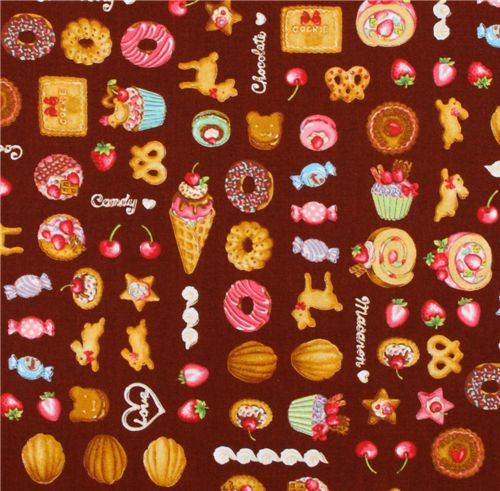 brown Japanese fabric sweets donuts Cosmo 2