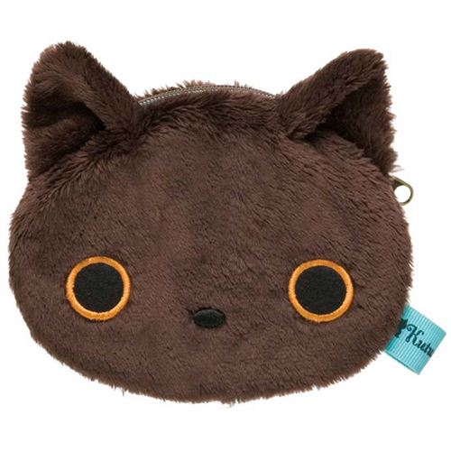 brown Kutusita Nyanko cat plush pouch wallet - Wallets - Accessories ...