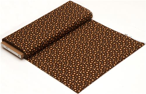 brown Riley Blake fabric with stars from the USA 3