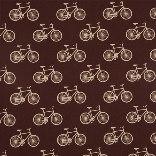 brown echino bike poplin fabric cycling 2
