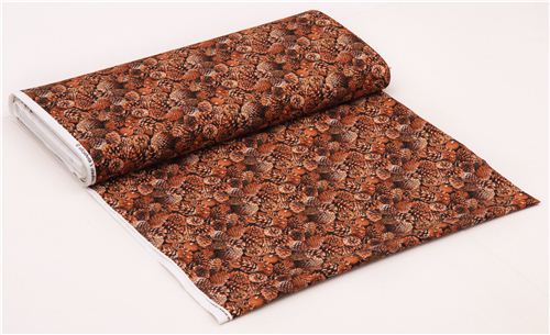 brauner Tannenzapfen Kiefernzapfen Stoff Landscape Medley Elizabeth's Studio 3