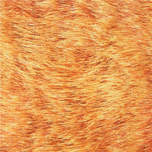 brown fur style print fabric by Robert Kaufman Fabric