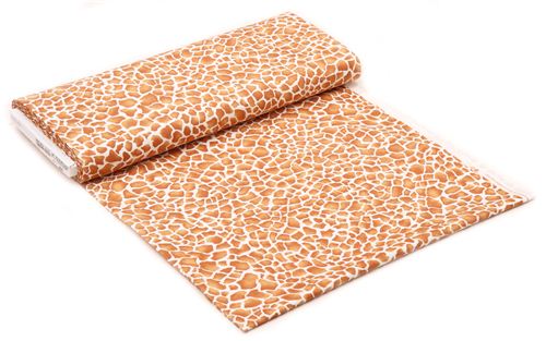 brown giraffe animal skin print Michael Miller fabric 4