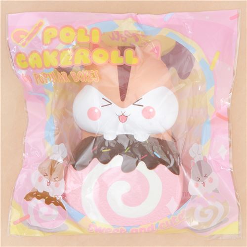 brown hamster animal Poli Cakeroll scented squishy by Popularboxes_hk