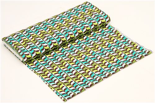 brown leaf pattern fabric by Robert Kaufman 3