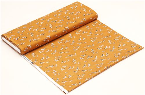 brown mini zebra animal fabric by Timeless Treasures USA 3