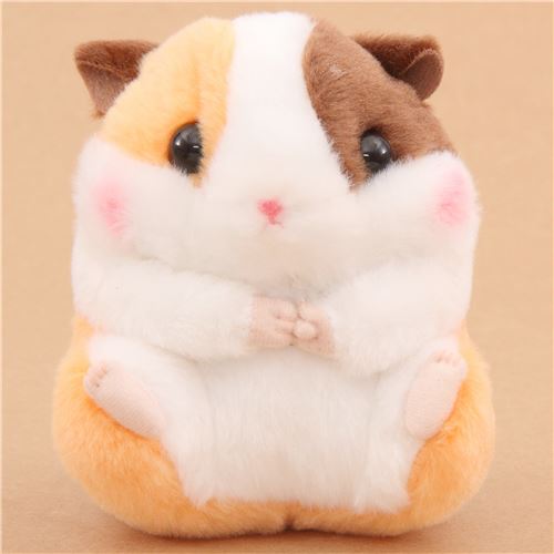 brown orange white hamster Coroham Coron plush toy from Japan - modeS4u