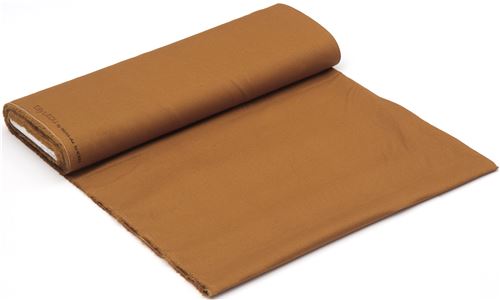 brown solid Canvas fabric Kokka Japan 2