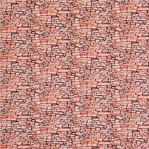 brown stone wall fabric Landscape Medley Elizabeth's Studio 2