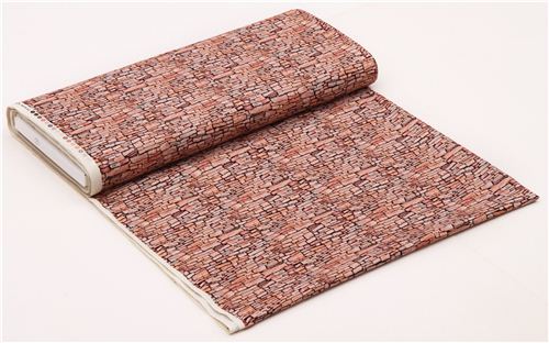 brown stone wall fabric Landscape Medley Elizabeth's Studio 3