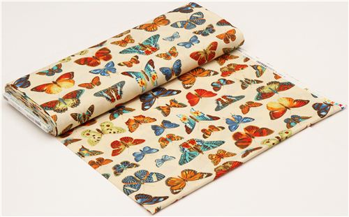 butterfly & gold fabric by Robert Kaufman from the USA 3