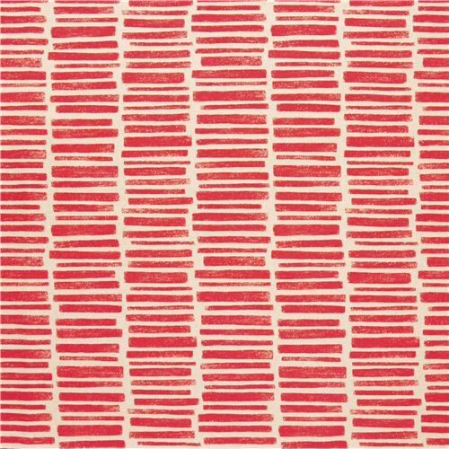 canvas Japanese fabric with red rectangles modeS4u