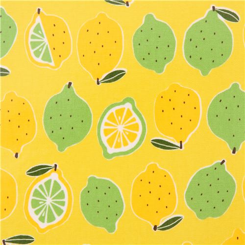chartreuse with yellow green lemon laminate fabric from Japan - modeS4u