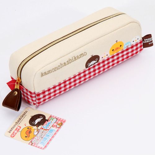 checkered Duckling pencil case by SanX from Japan modeS4u