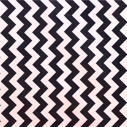 chevron Riley Blake laminate fabric navy white 2