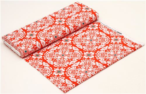 clementine  flower fabric flower ornaments Michael Miller 3