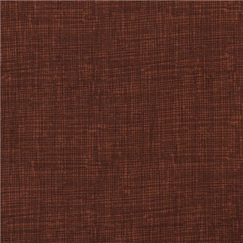 coffee brown grid pattern sketch fabric Timeless Treasures 