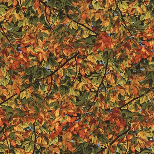 Colorful Autumn Leaf Design Fabric Timeless Treasures Fabric By Timeless Treasures Modes4u 1461