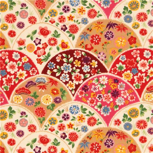 colorful Kokka fabric sweet flower - modeS4u