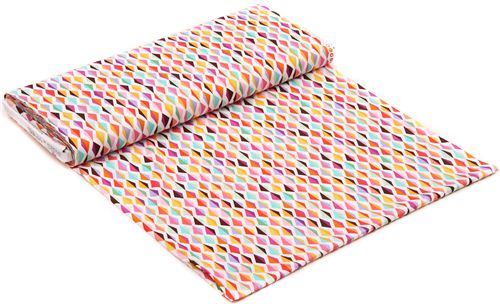 colorful Mountain & Valley Geo Print fabric Candy  par Michael Miller USA 3