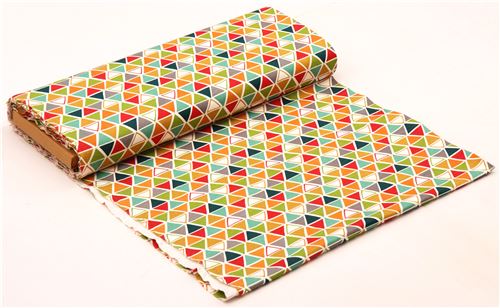 colorful Serengeti triangles birch knit organic fabric USA 3