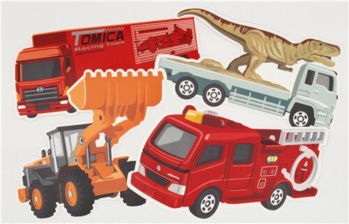 colorful ambulance bus big stickers by Kamio Japan 4